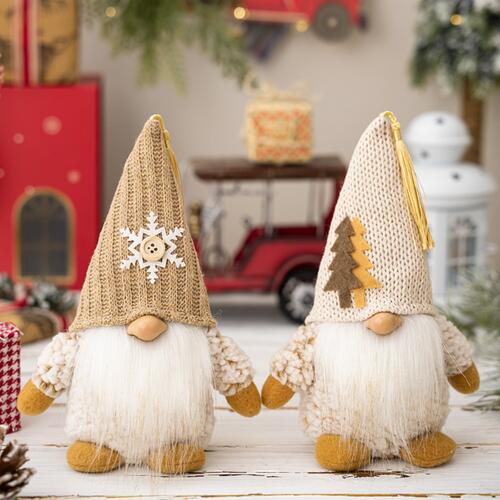 Christmas Pointed Hat Faceless Doll Ornament